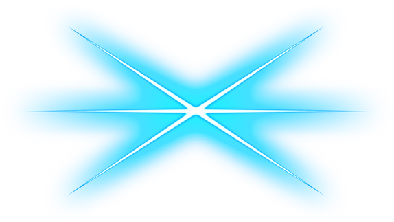 Glowing Blue Lens Flare
